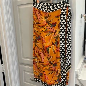 Farm Rio wrap skirt